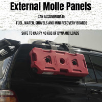 B One Customs External Molle Panels for Toyota Land Cruiser 100 Series