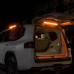 ElecPro Dimmable Tri Colour Magnetic LED Camping Light Bar (Amber / Warm White / White) - 60Cms