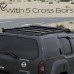 B One Customs Low Profile Bolt-on Roof Rack Kit for Nissan Xterra - Uses factory mounts (Fits 2nd Gen 2005-2015)