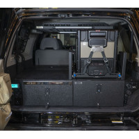 B One Customs Rugged Storage System with Slide-out Utility Bench for Nissan Patrol Y61 (LWB) B One Customs Rugged Storage System with Slide-out Utility Bench for Nissan Patrol Y61 (LWB)