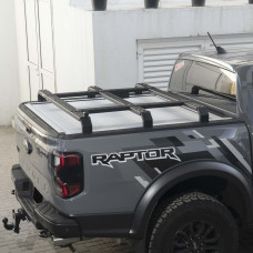 B One Customs Bed Rack for 2024 Ford Ranger Raptor - Ultra Low Profile (Suits vehicles with Roller Bed Cover)