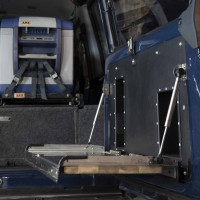 B One Customs Tailgate Drop Down Table - Fits Toyota Land Cruiser 76 Series 
