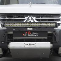 B One Customs Heavy Duty Light Bracket to suit Mistubishi Pajero - FRONT
