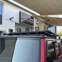 B One Customs Slim Profile Aluminium Roof Rack for Sujuki Jimny + Low Profile Mounting Brackets B One Customs Slim Profile Aluminium Roof Rack for Sujuki Jimny + Low Profile Mounting Brackets