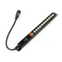 ElecPro Tri Colour Magnetic LED Camping Light Bar (Amber / Warm White / White) - 15Cms