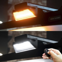 ElecPro Right Angle Dual Colour LED Camping Light with Wireless Remote Controller